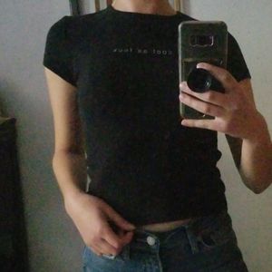 "Cool af" French Connection Baby Tee